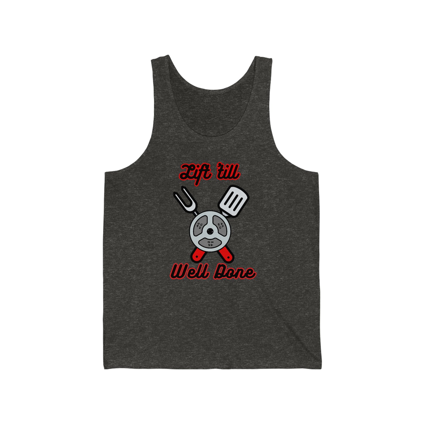 Well done gym tank| Bodybuilder tank-top| Quoted gym top Unisex Jersey Tank