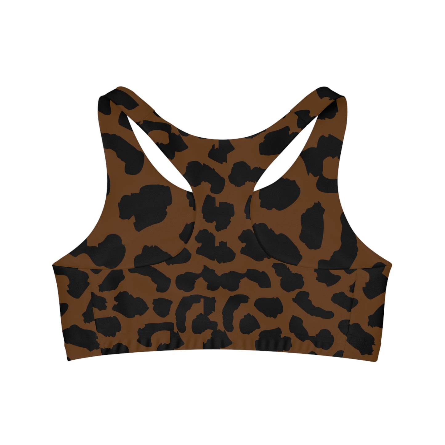 Animal camo Muay thai Seamless Sports Bra (AOP)