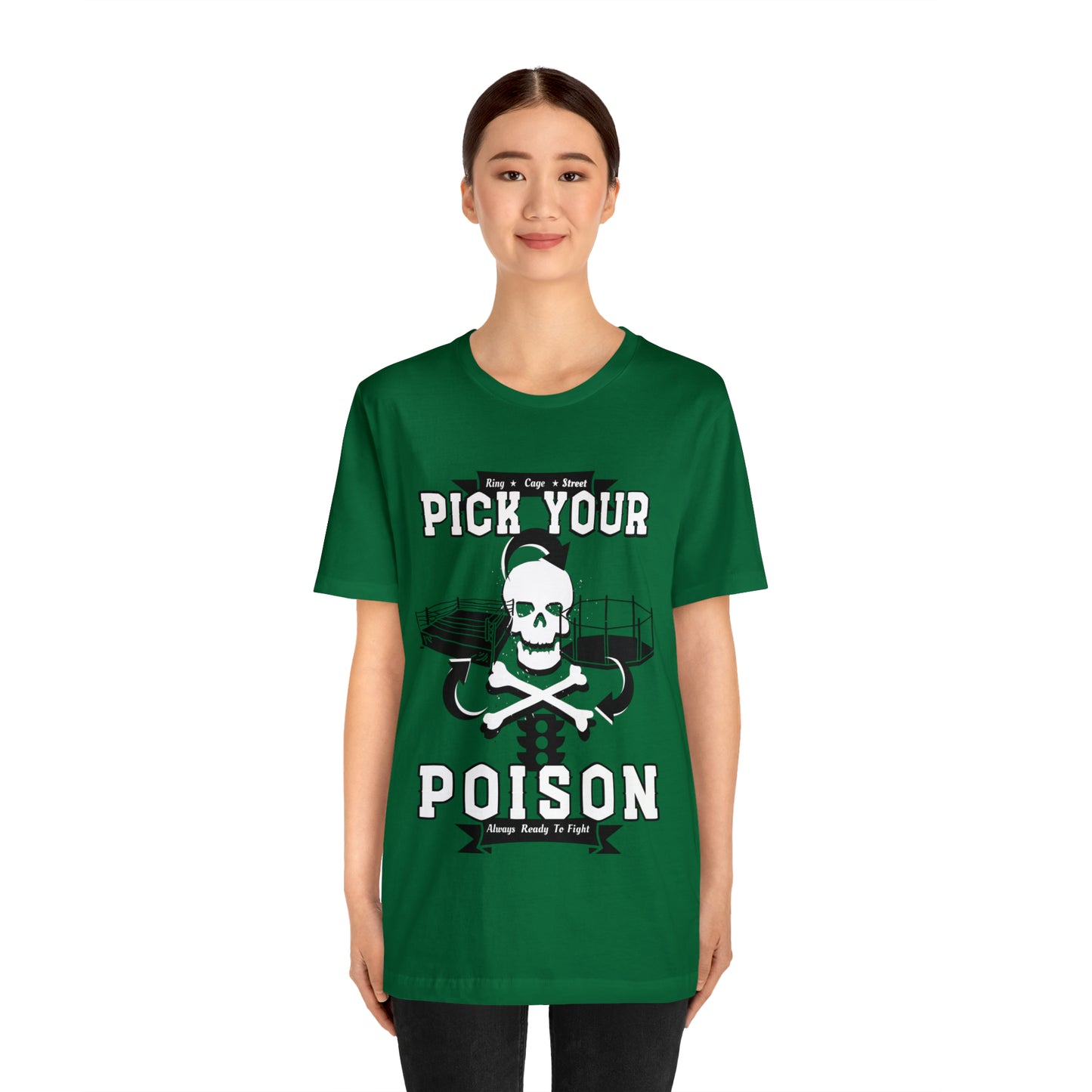 Poison t-shirt| Muay thai fight tee| Octagon graphic tshirt| Funny quote crewneck shirt| Unisex Jersey Short Sleeve Tee