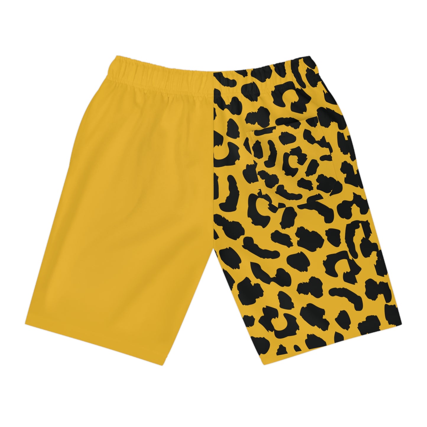 Leopard print yellow prowler shorts