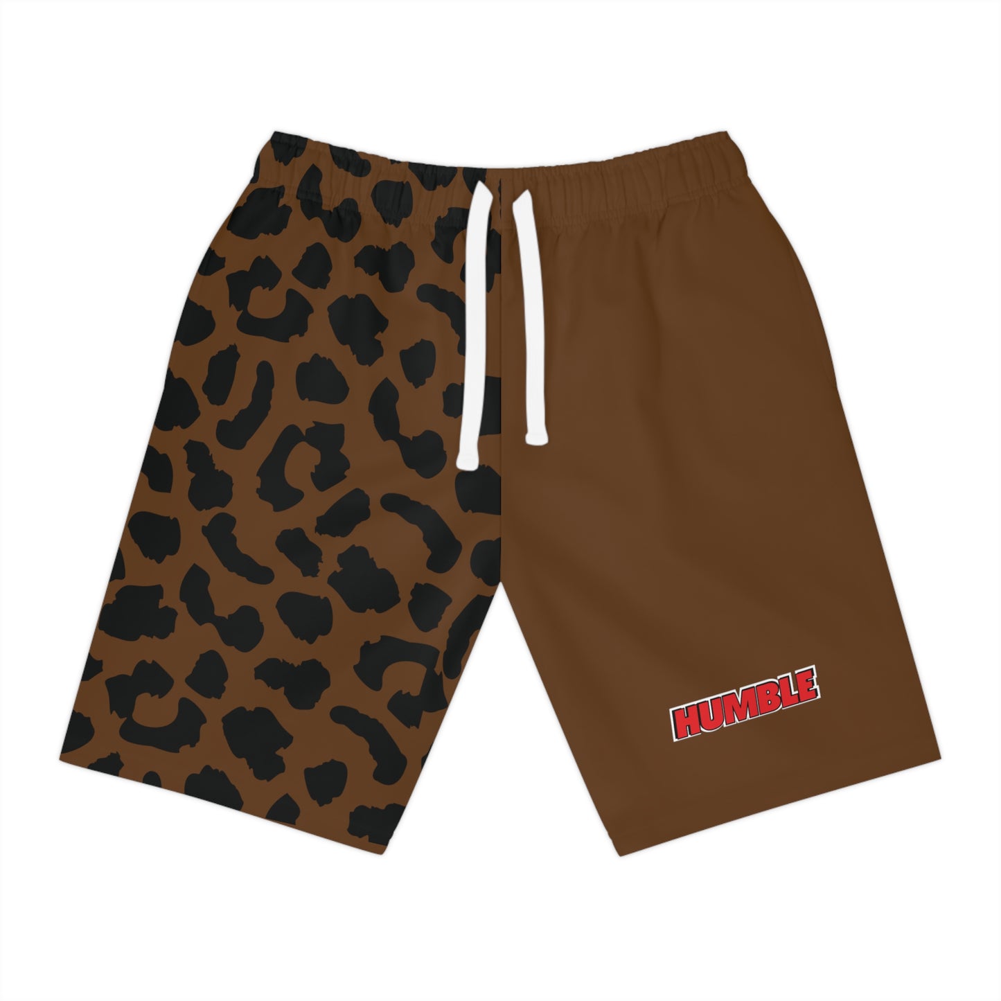 Leopard print brown prowler shorts