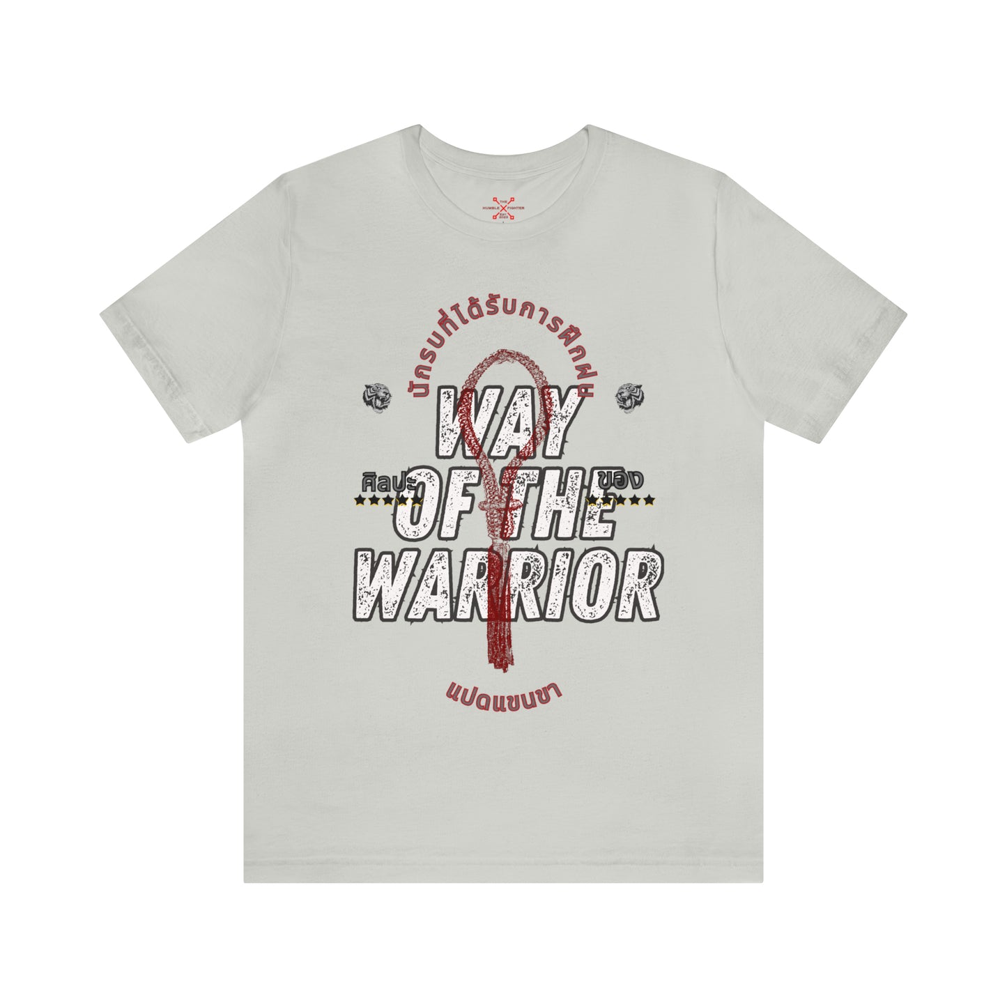 Mongkhon Warrior Tee| Graphic print t-shirt|  Unisex Jersey Short Sleeve Tee| Layer print short sleeve shirt|