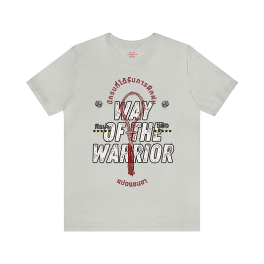 Mongkhon Warrior Tee| Graphic print t-shirt|  Unisex Jersey Short Sleeve Tee| Layer print short sleeve shirt|