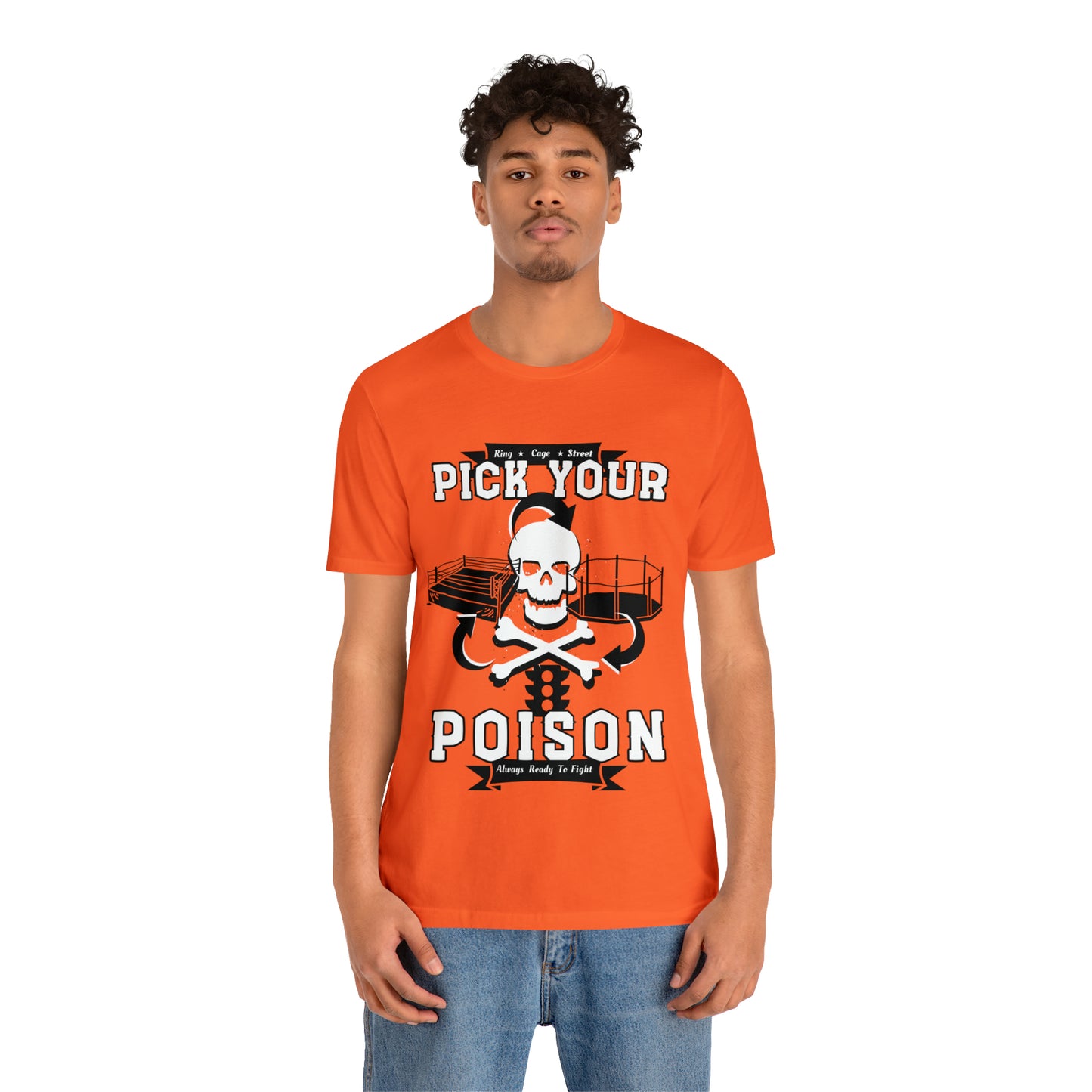 Poison t-shirt| Muay thai fight tee| Octagon graphic tshirt| Funny quote crewneck shirt| Unisex Jersey Short Sleeve Tee