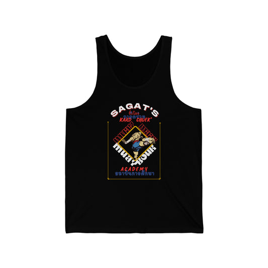 Muay thai t-shirt| Sagat tank| Boxing tanktop| Unisex sleeveless tee