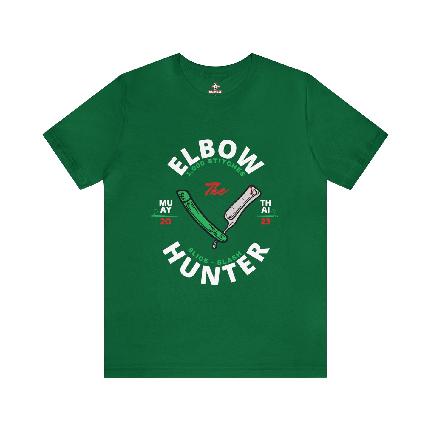 Elbow Hunter Unisex Jersey Short Sleeve Tee