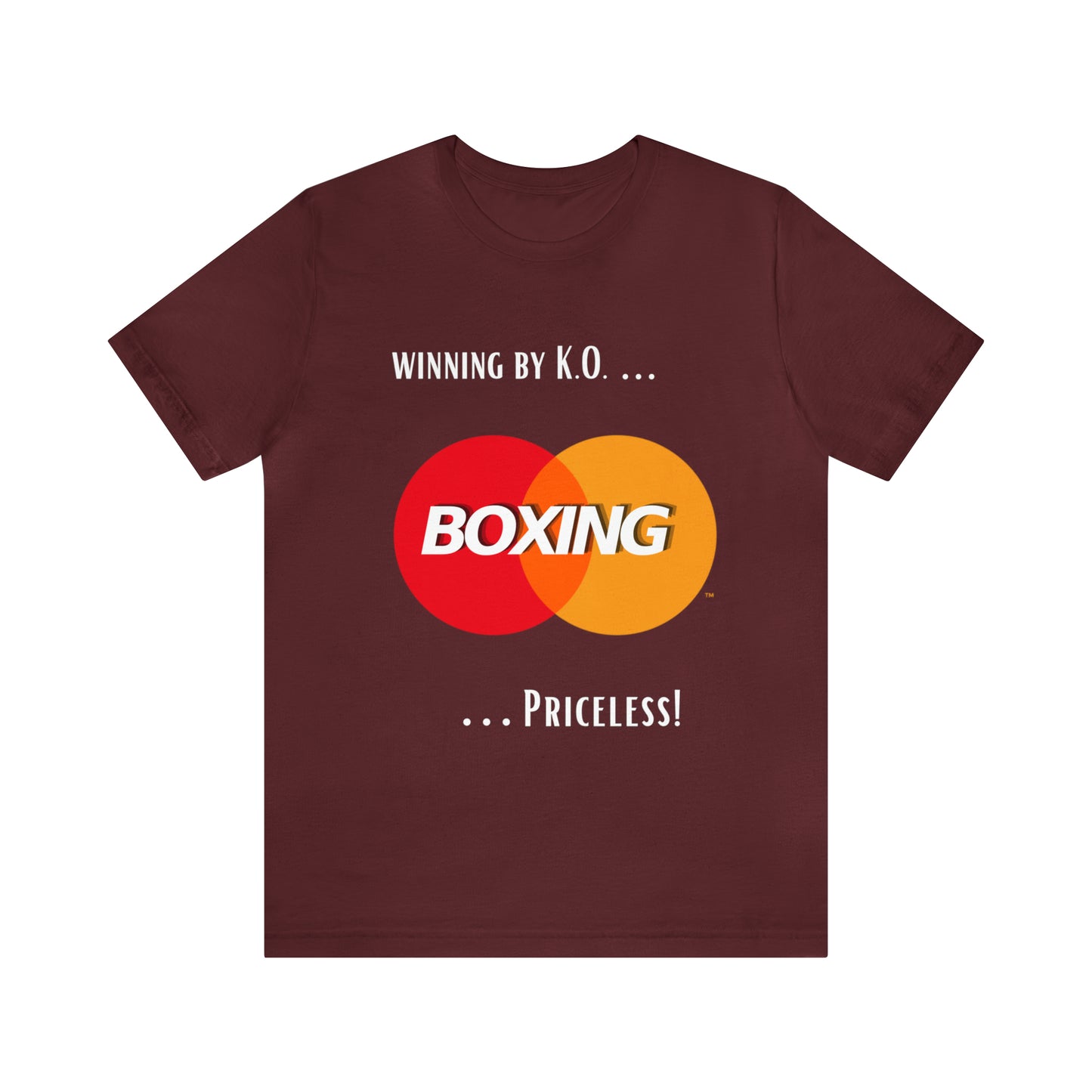 Boxer Bank Card Unisex Short Sleeve Tee