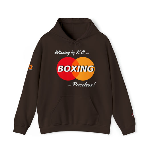 Vintage boxing hoodie, Bank fight hooded sweater, Unisex master card inspired sweatshirt, Multicolor graphic quotes comfy  long-sleeved top