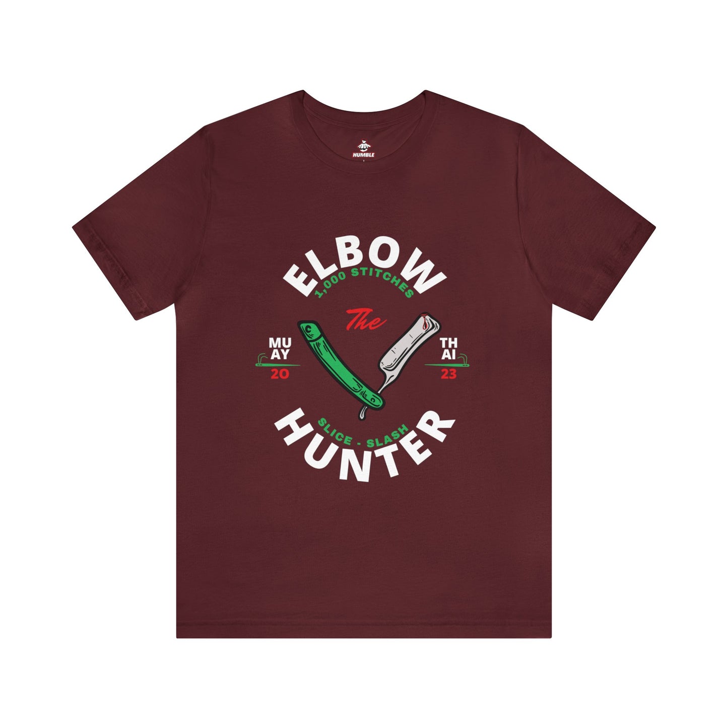 Elbow Hunter Unisex Jersey Short Sleeve Tee