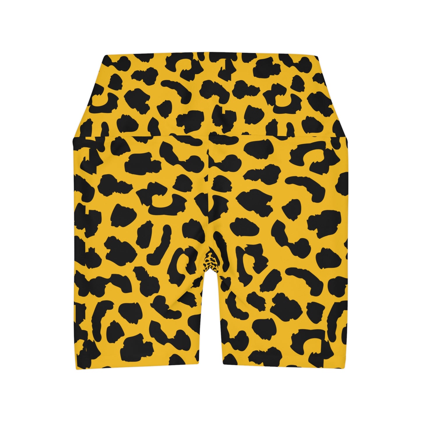 Leopard camo High Waisted Yoga Shorts (AOP)