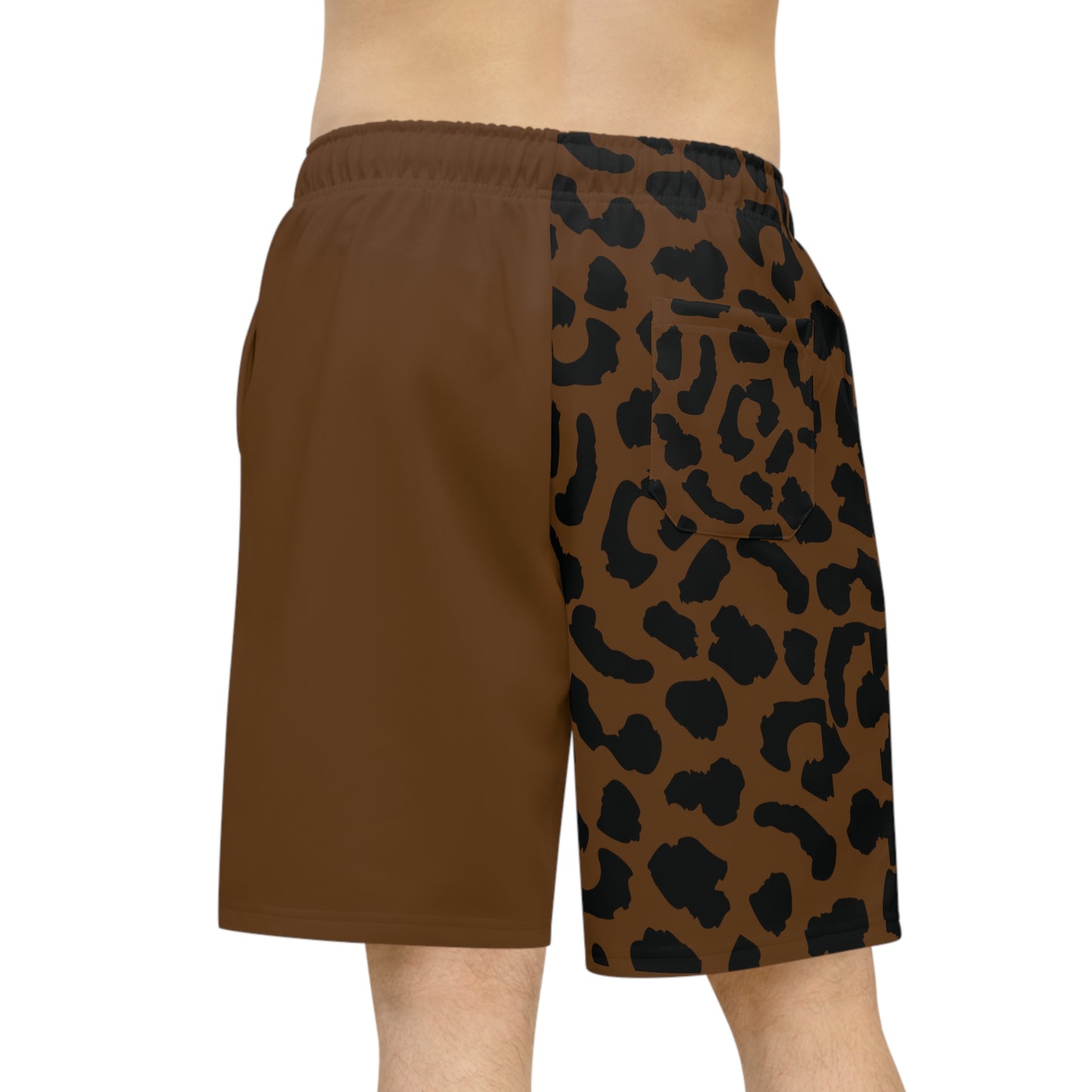 Leopard print brown prowler shorts