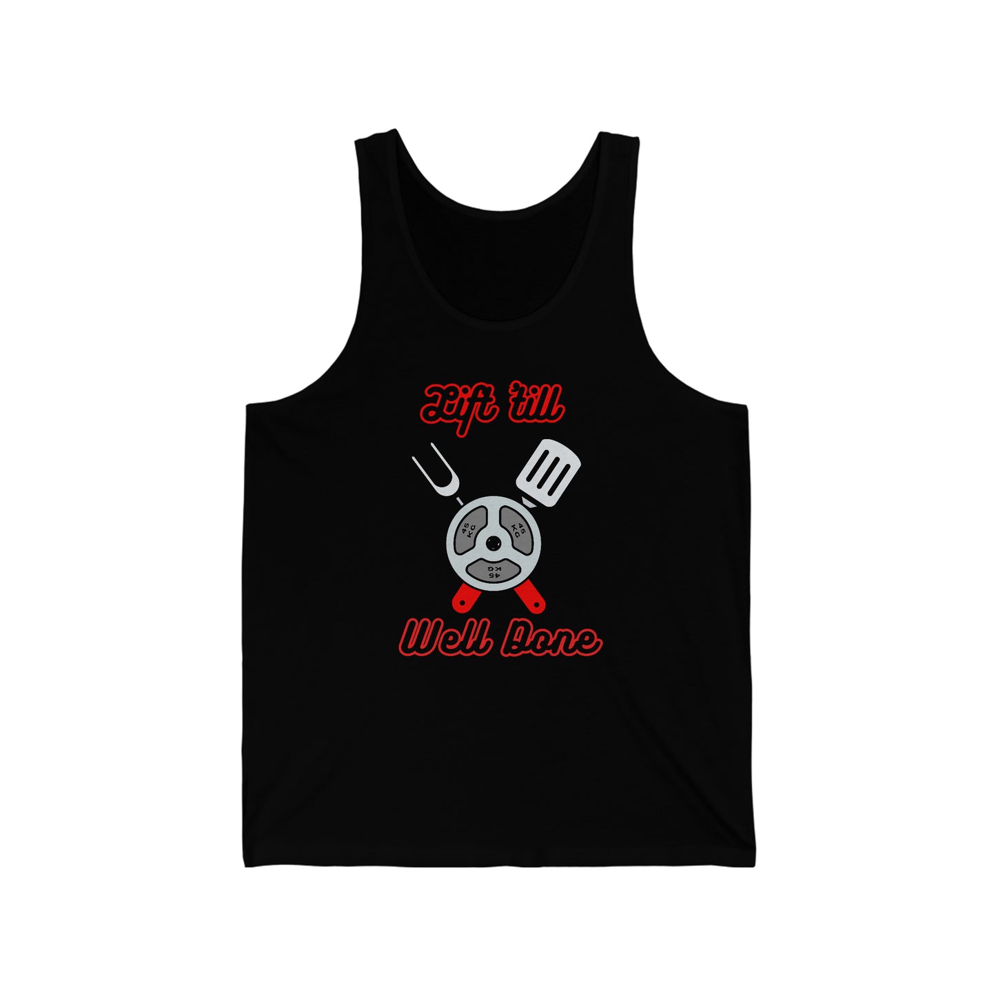 Well done gym tank| Bodybuilder tank-top| Quoted gym top Unisex Jersey Tank