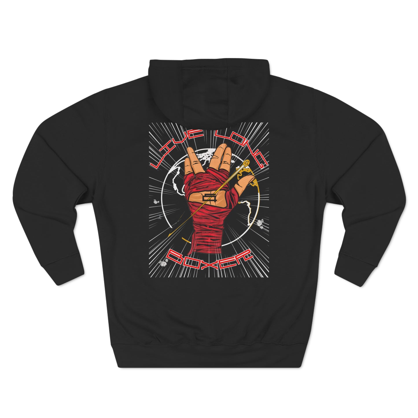 Trekky vulcan boxing hoodie  Graphic printed hooded sweater Unisex Premium Pullover Hoodie