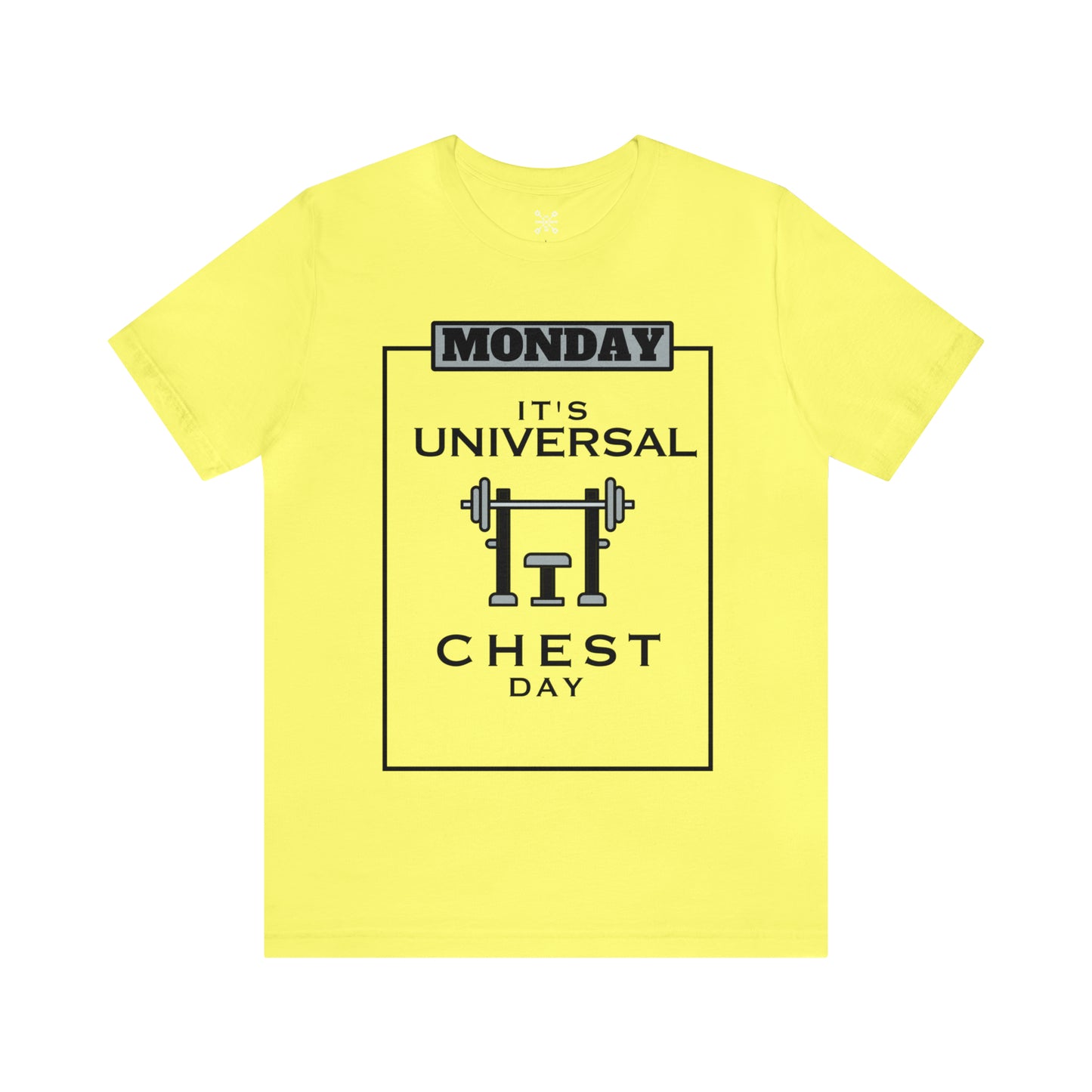 Chest day t-shirt| Graphic funny tshirt| gym crewneck top| Unisex Jersey Short Sleeve Tee