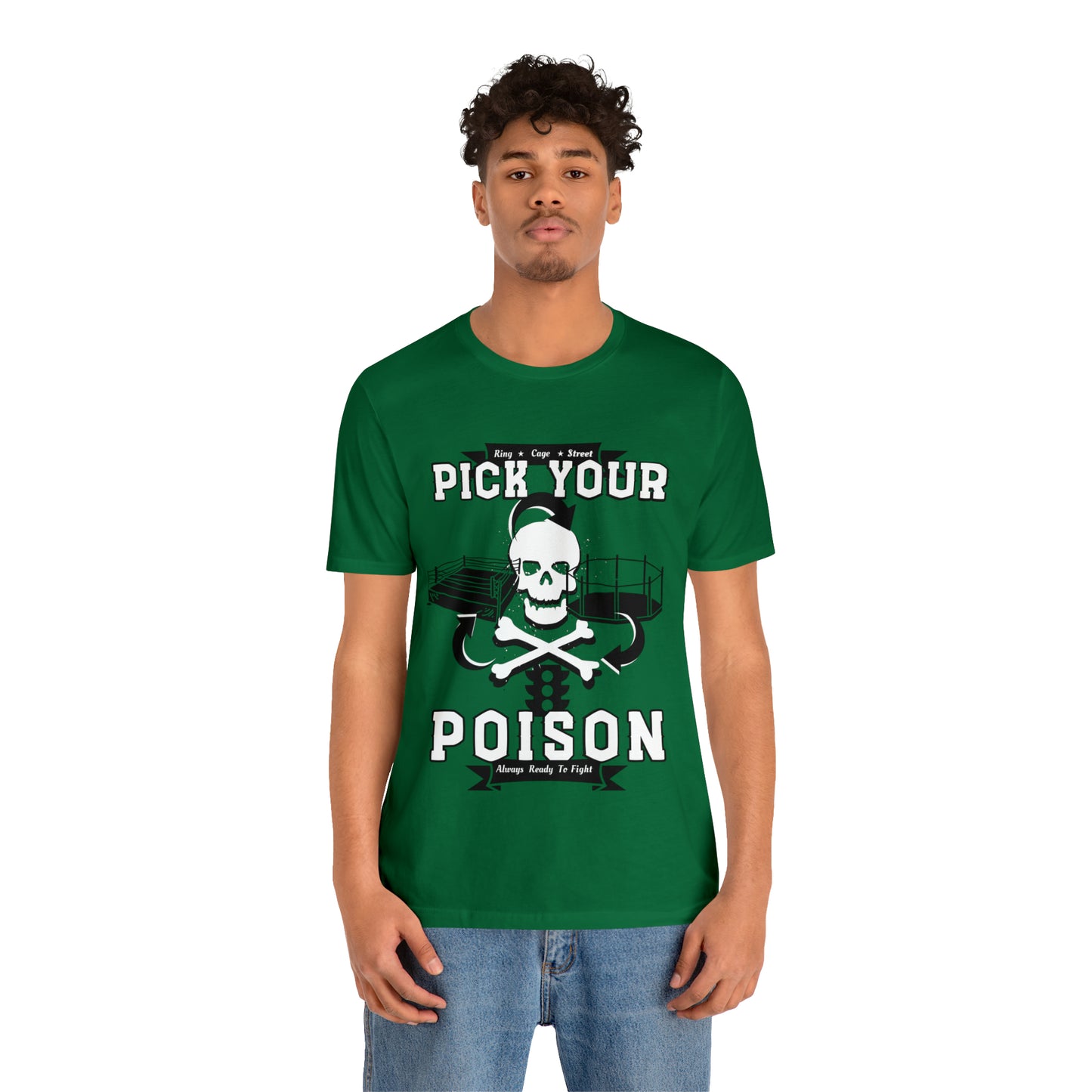 Poison t-shirt| Muay thai fight tee| Octagon graphic tshirt| Funny quote crewneck shirt| Unisex Jersey Short Sleeve Tee