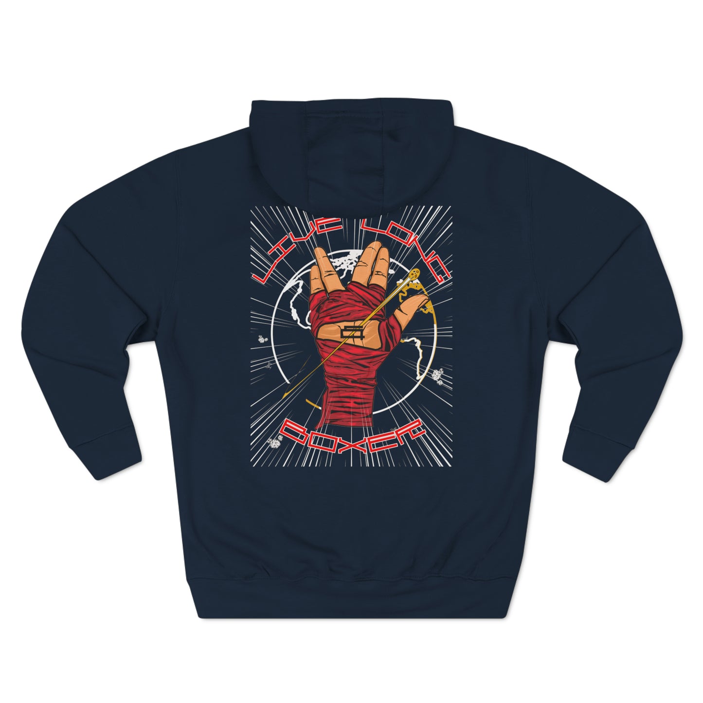 Trekky vulcan boxing hoodie  Graphic printed hooded sweater Unisex Premium Pullover Hoodie