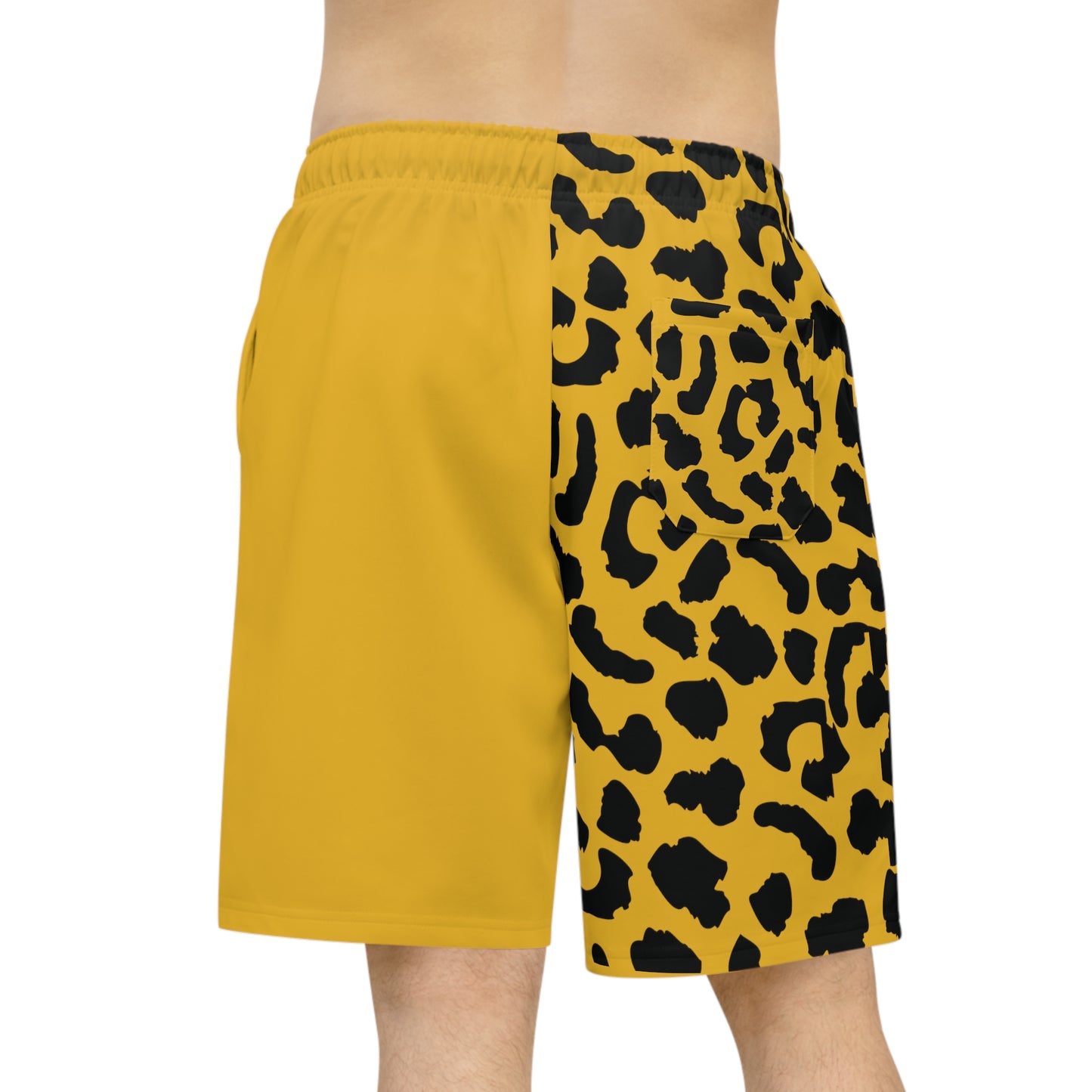 Leopard print yellow prowler shorts