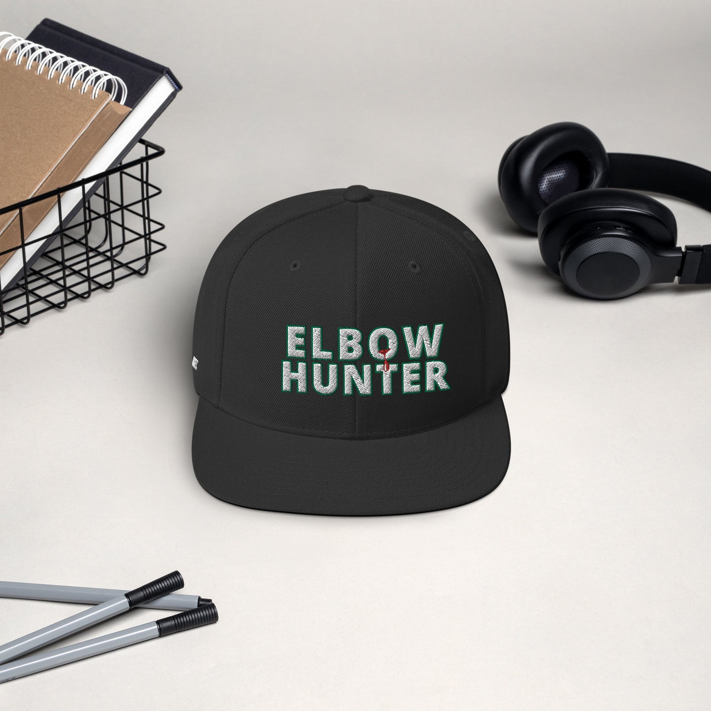 ELBOW HUNTER Snapback Hat