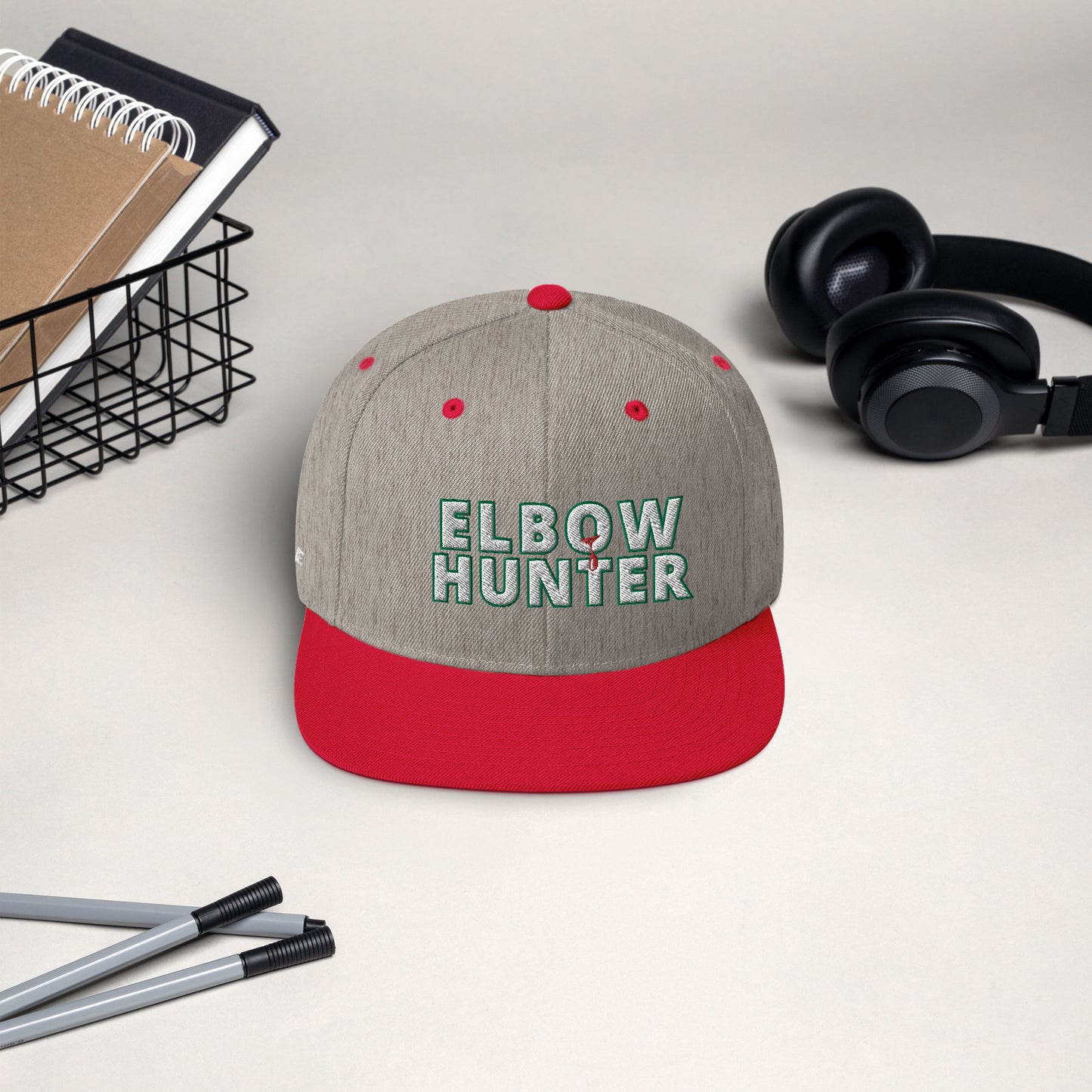 ELBOW HUNTER Snapback Hat